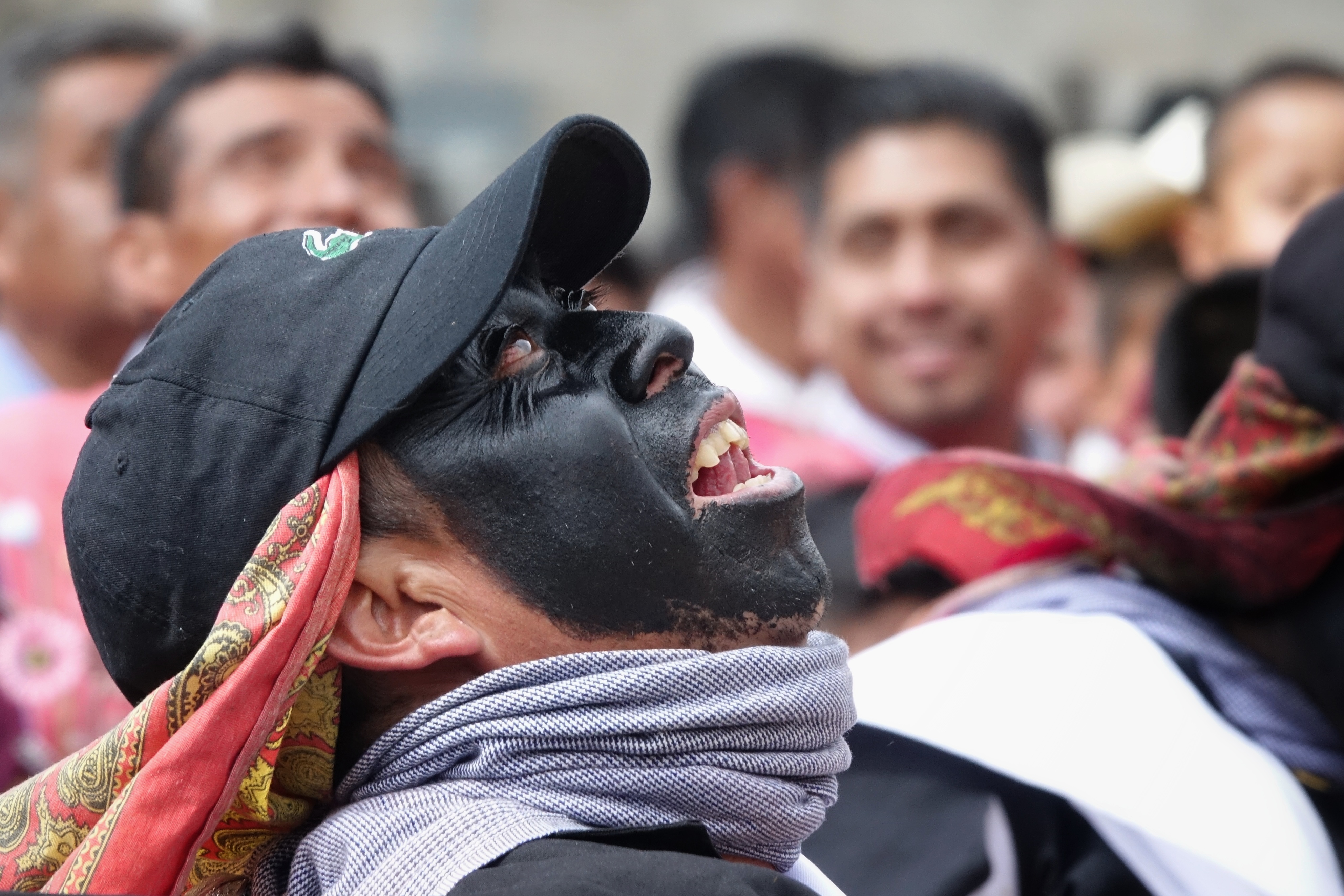 Participant à une fête traditionnelle